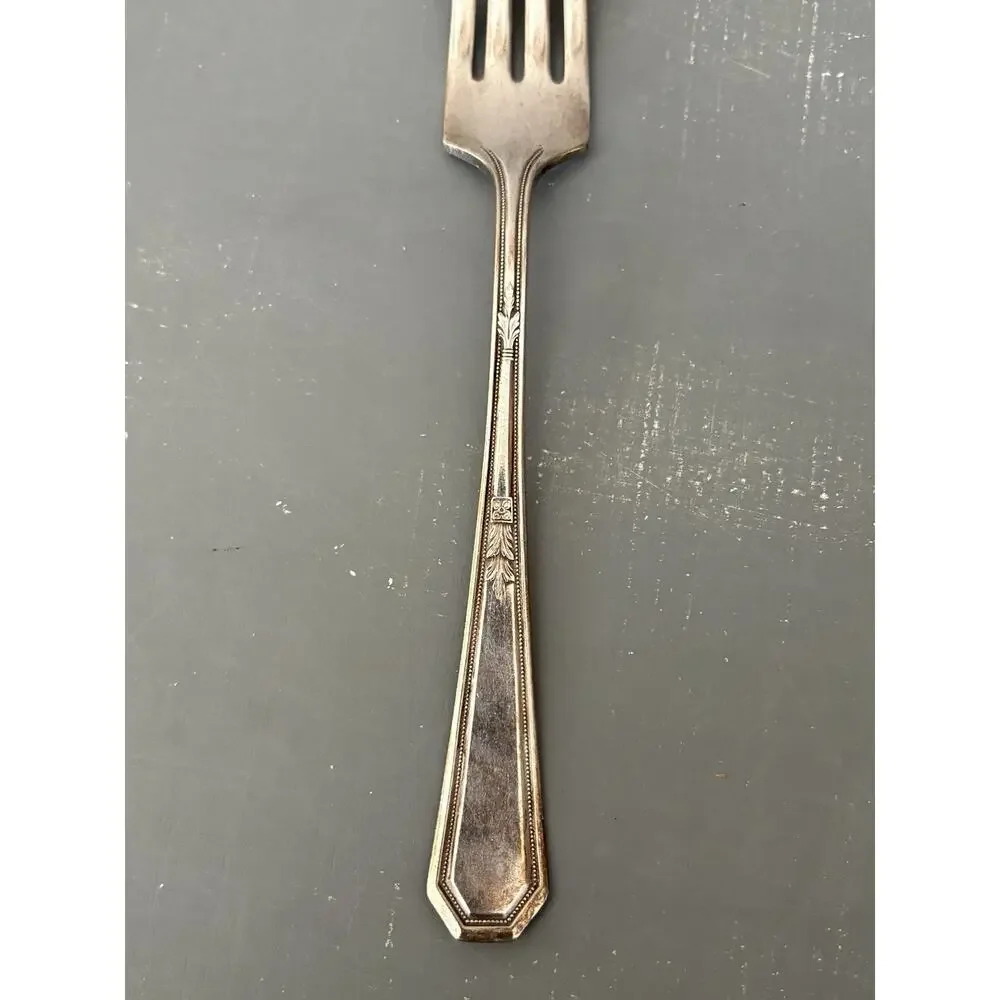 Vintage Wm Rogers & Son Mayfair Silverplate Salad Fork Pat Mar 13 1923